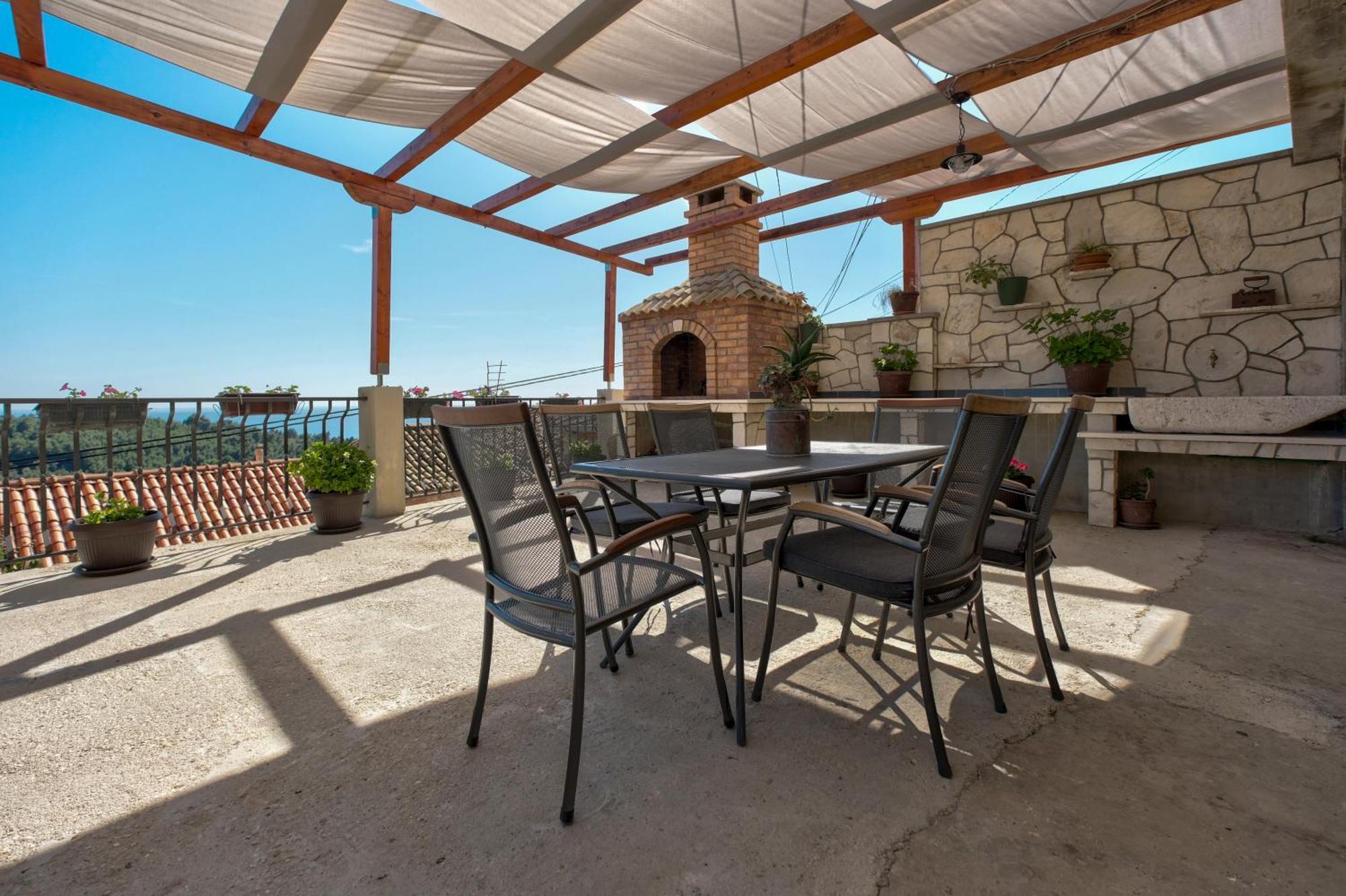 Stone House Biskup Apartment Babino Polje Exterior photo